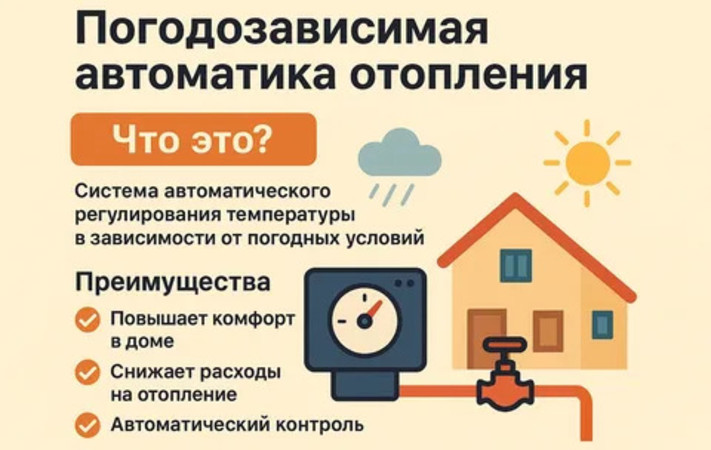 Автоматизация отопления в доме: погодозависимая автоматика и экономия